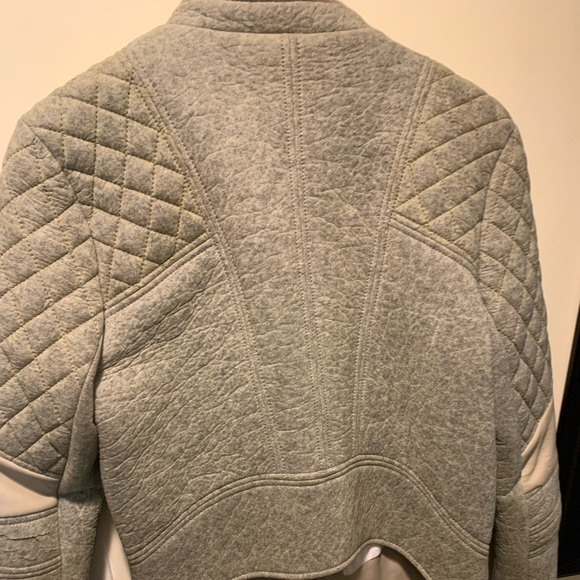 Francis Leon leather and wool jacket. - Picture 3 of 6